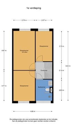 Floorplan - François Valentijnstraat 42, 1335 RE Almere